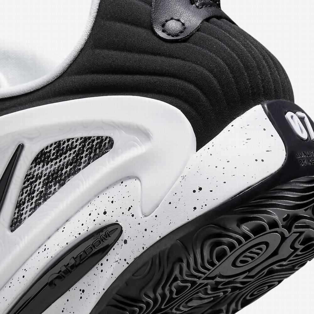 Nike KD15 (Team) Női Kosárlabda Cipő Fehér Fekete | NI2549-D59