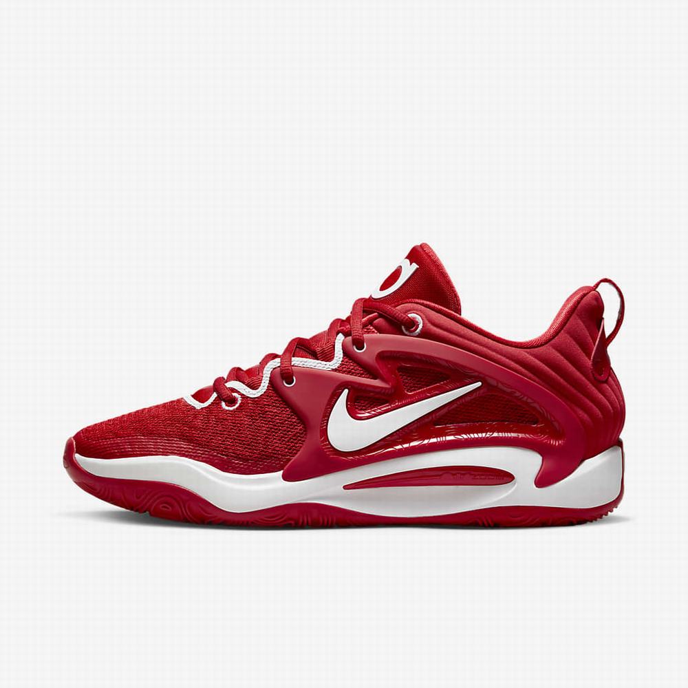Nike KD15 (Team) Női Kosárlabda Cipő Piros Fehér | NI3528-A06
