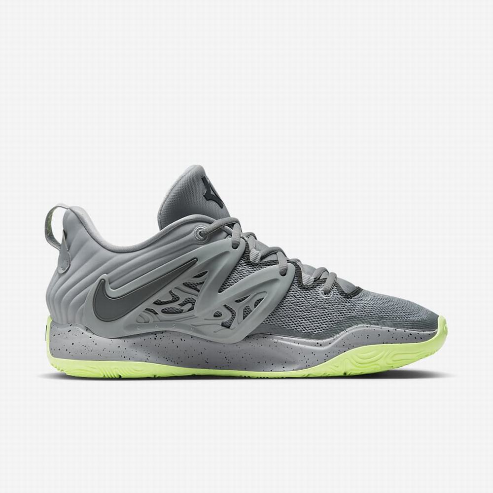 Nike KD15 (Team) Női Kosárlabda Cipő Szürke Szürke Fehér | NI0495-F36
