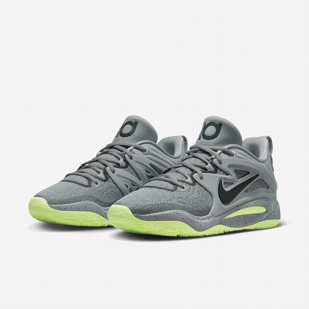 Nike KD15 (Team) Női Kosárlabda Cipő Szürke Szürke Fehér | NI0495-F36