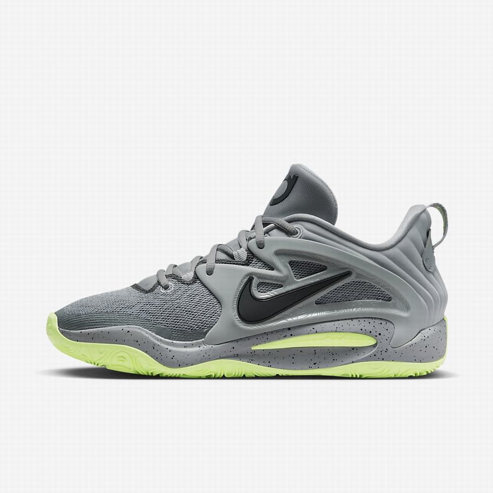 Nike KD15 (Team) Női Kosárlabda Cipő Szürke Szürke Fehér | NI0495-F36