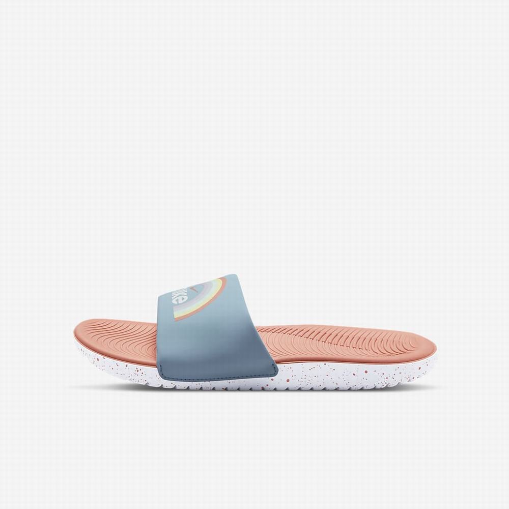Nike Kawa SE Gyerek Papucs Kék Fehér Piros | NI9327-M81