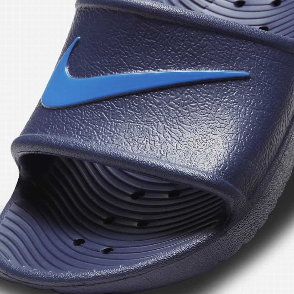 Nike Kawa Shower Gyerek Papucs Sötétkék Kék | NI9817-C37