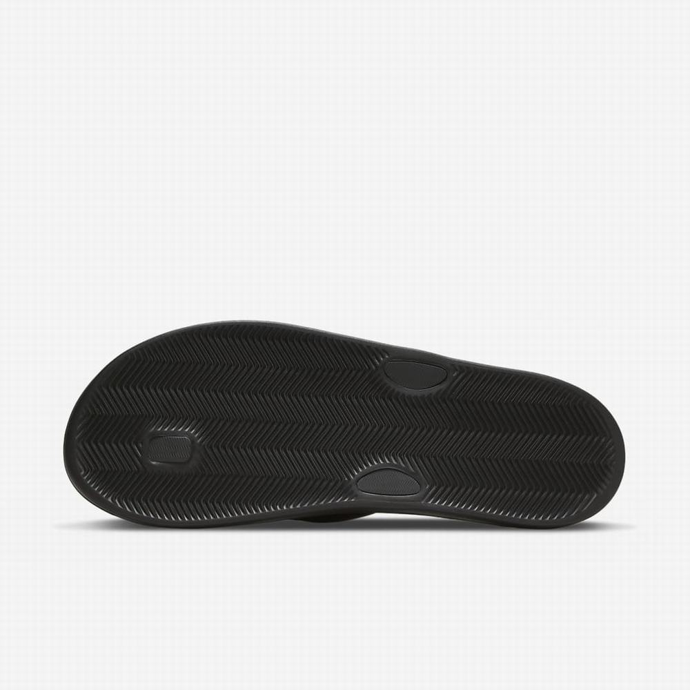 Nike Kepa Kai Férfi Strandpapucs Fekete Fehér | NI2501-A82