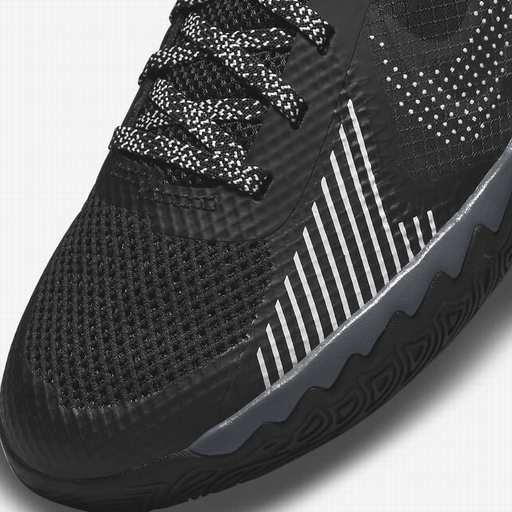 Nike Kyrie Flytrap 5 Gyerek Kosárlabda Cipő Fekete Sötétszürke Szürke Fehér | NI8352-V50