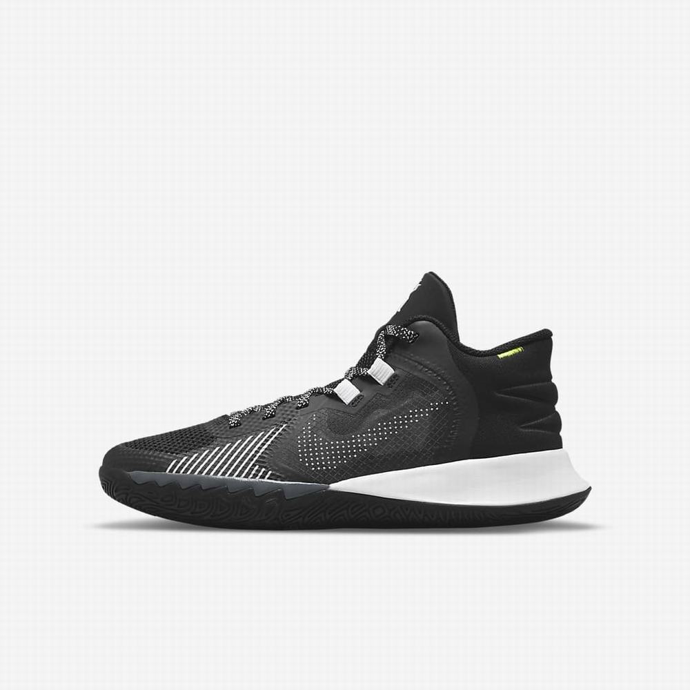 Nike Kyrie Flytrap 5 Gyerek Kosárlabda Cipő Fekete Sötétszürke Szürke Fehér | NI8352-V50