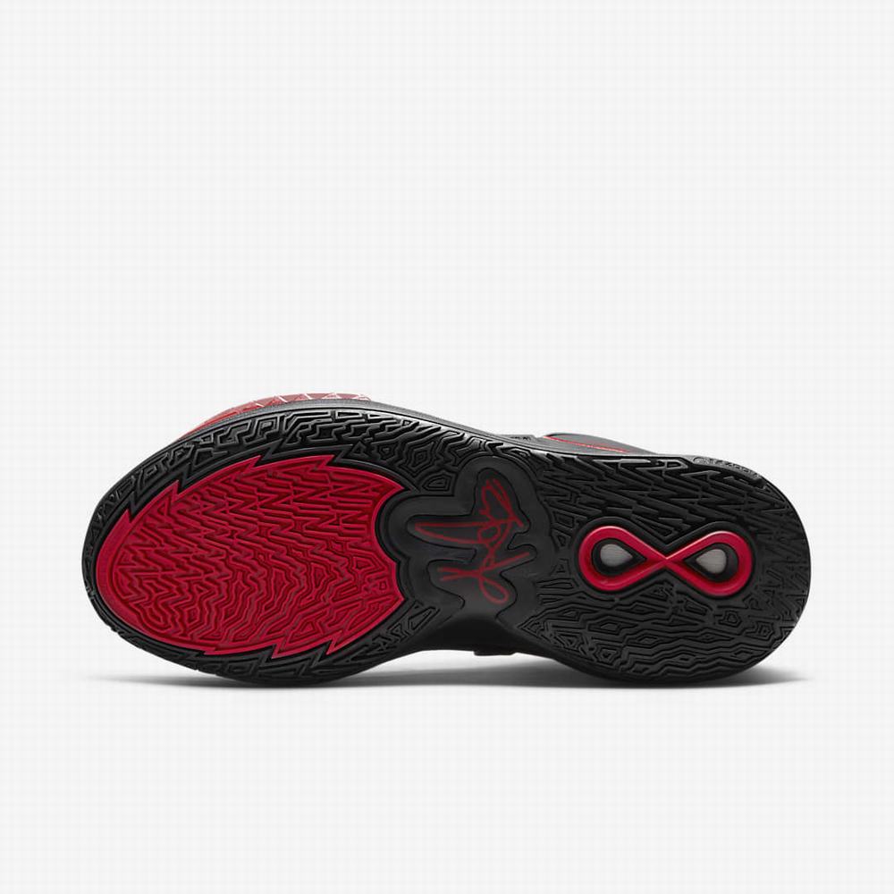 Nike Kyrie Infinity Férfi Kosárlabda Cipő Fekete Piros Sötétszürke Fekete | NI4273-S80