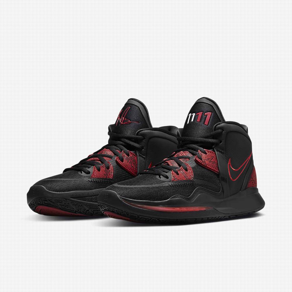 Nike Kyrie Infinity Férfi Kosárlabda Cipő Fekete Piros Sötétszürke Fekete | NI4273-S80