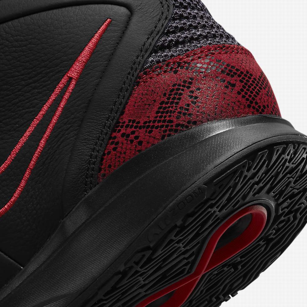 Nike Kyrie Infinity Férfi Kosárlabda Cipő Fekete Piros Sötétszürke Fekete | NI4273-S80