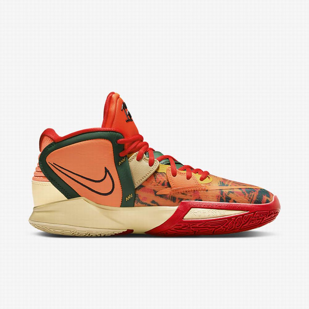 Nike Kyrie Infinity Férfi Kosárlabda Cipő Narancssárga Zöld Fekete | NI7952-T51