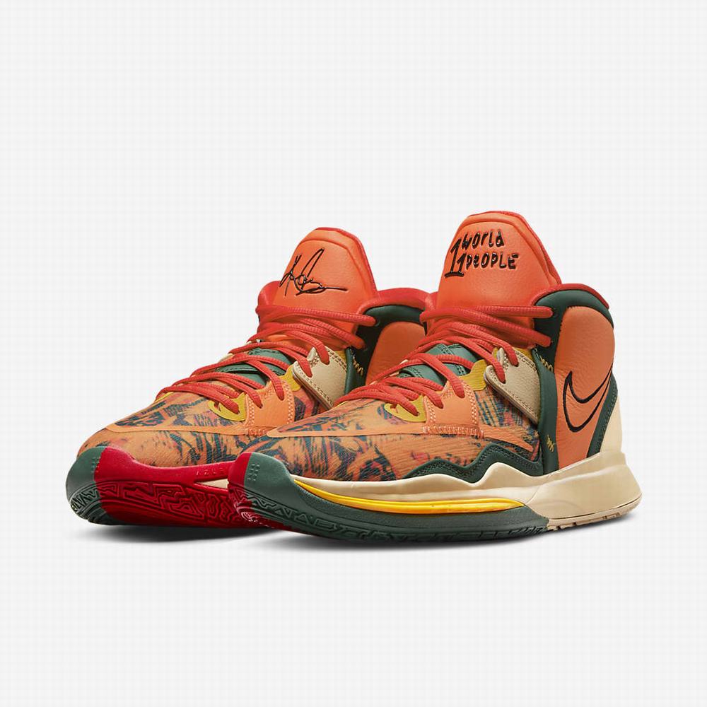 Nike Kyrie Infinity Férfi Kosárlabda Cipő Narancssárga Zöld Fekete | NI7952-T51