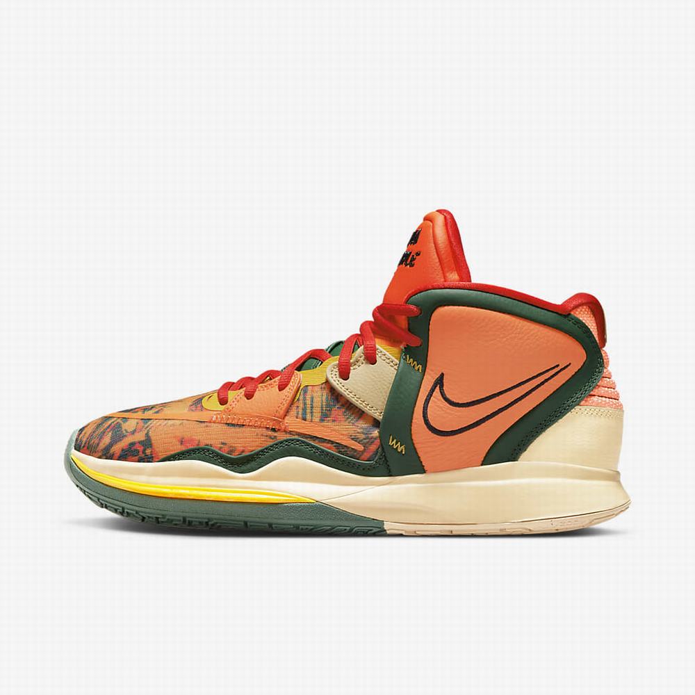 Nike Kyrie Infinity Férfi Kosárlabda Cipő Narancssárga Zöld Fekete | NI7952-T51