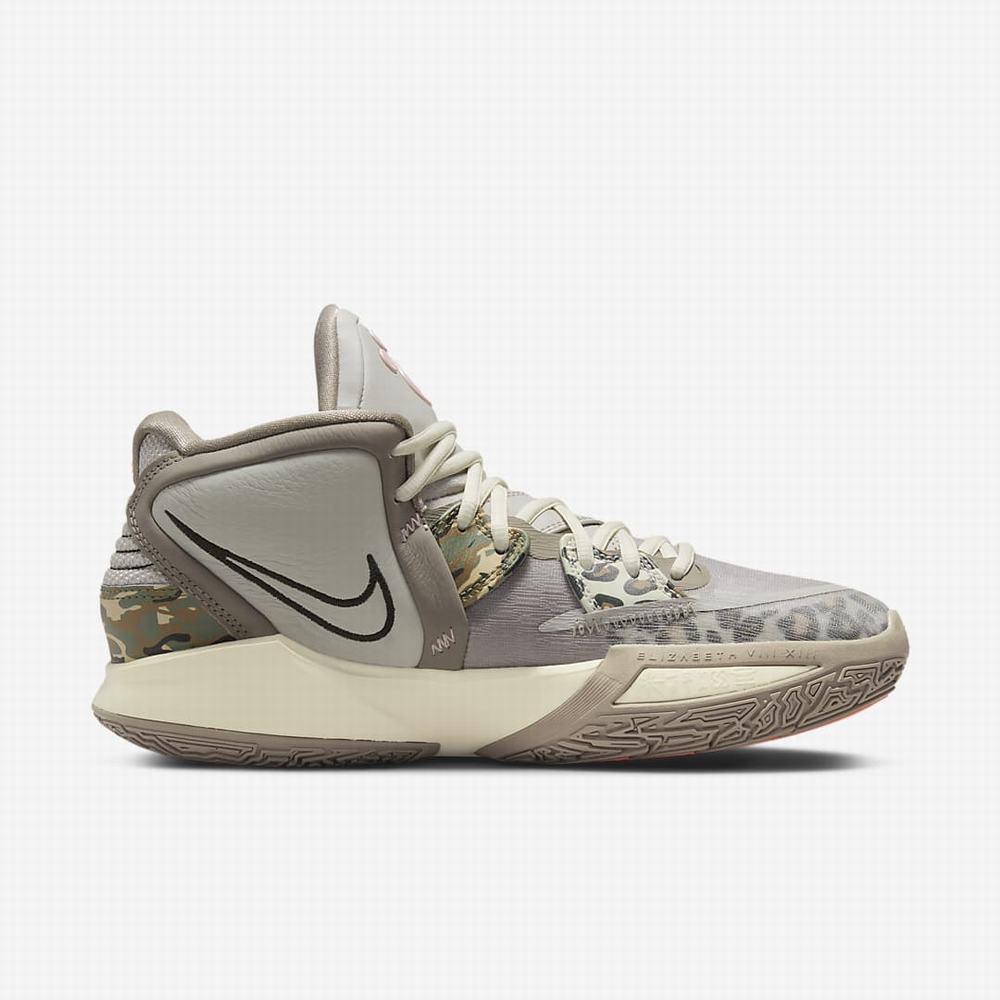 Nike Kyrie Infinity Férfi Kosárlabda Cipő Világos Szürke Khaki Fekete | NI8501-P49