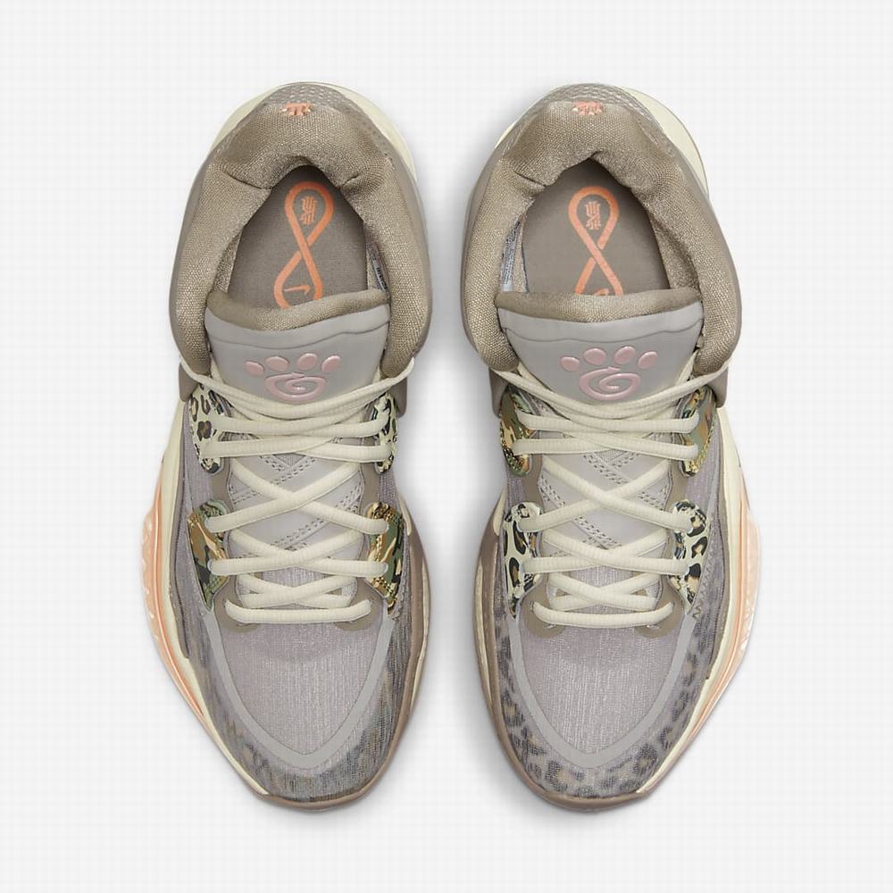 Nike Kyrie Infinity Férfi Kosárlabda Cipő Világos Szürke Khaki Fekete | NI8501-P49