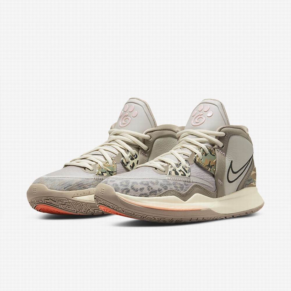 Nike Kyrie Infinity Férfi Kosárlabda Cipő Világos Szürke Khaki Fekete | NI8501-P49