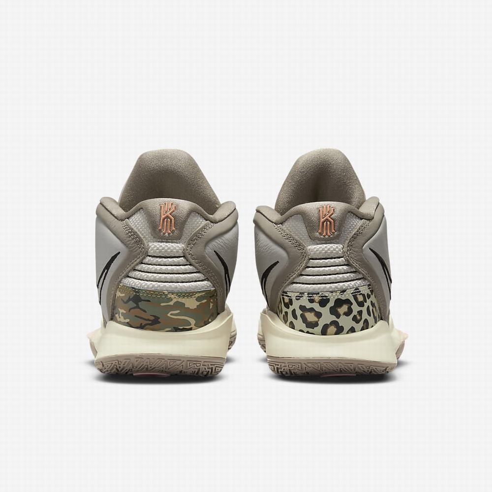Nike Kyrie Infinity Férfi Kosárlabda Cipő Világos Szürke Khaki Fekete | NI8501-P49