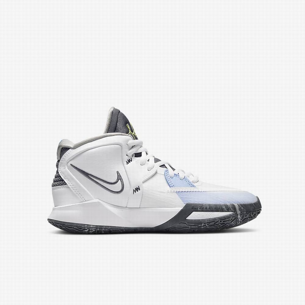 Nike Kyrie Infinity Gyerek Kosárlabda Cipő Fehér Kék Szürke | NI0253-W62