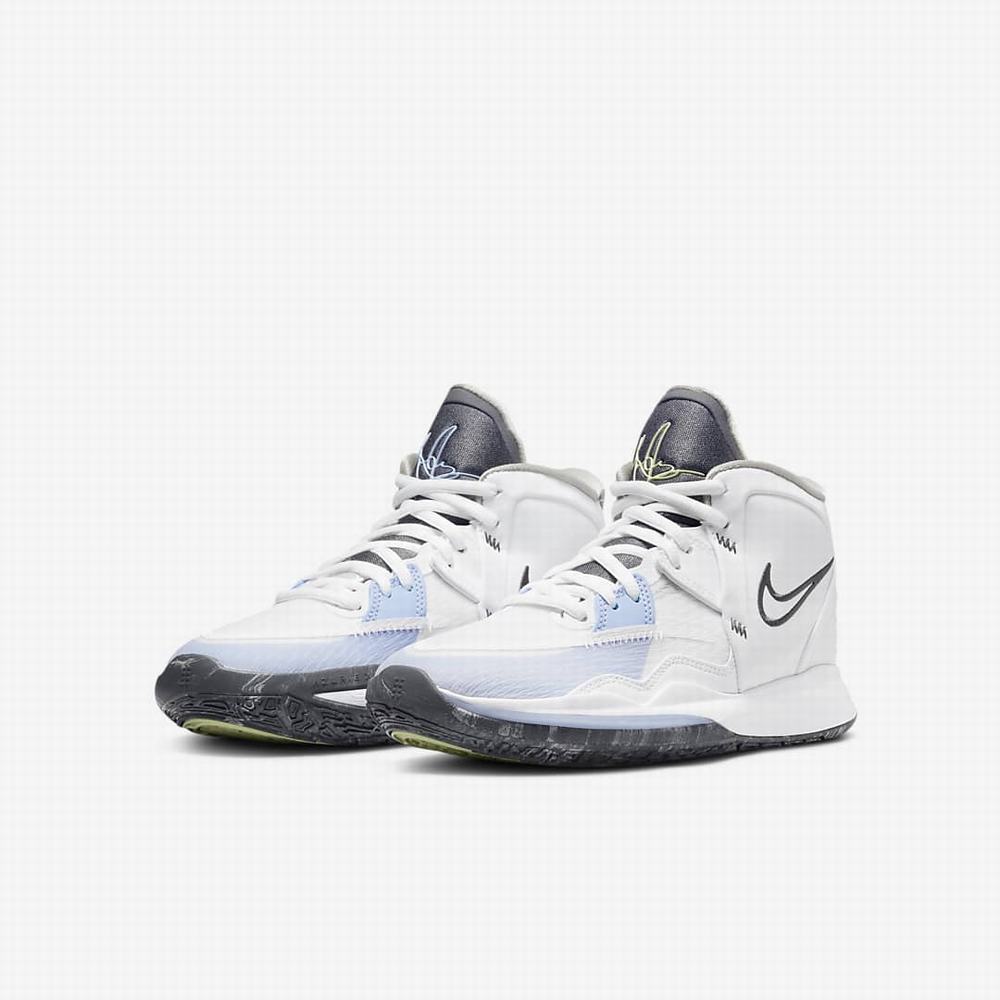 Nike Kyrie Infinity Gyerek Kosárlabda Cipő Fehér Kék Szürke | NI0253-W62
