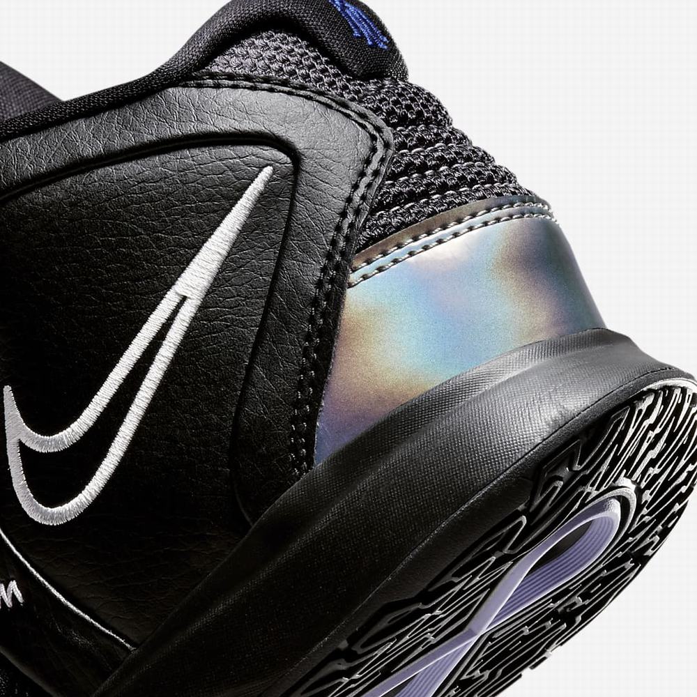 Nike Kyrie Infinity Gyerek Kosárlabda Cipő Fekete Lila Metal Titán | NI1627-E39
