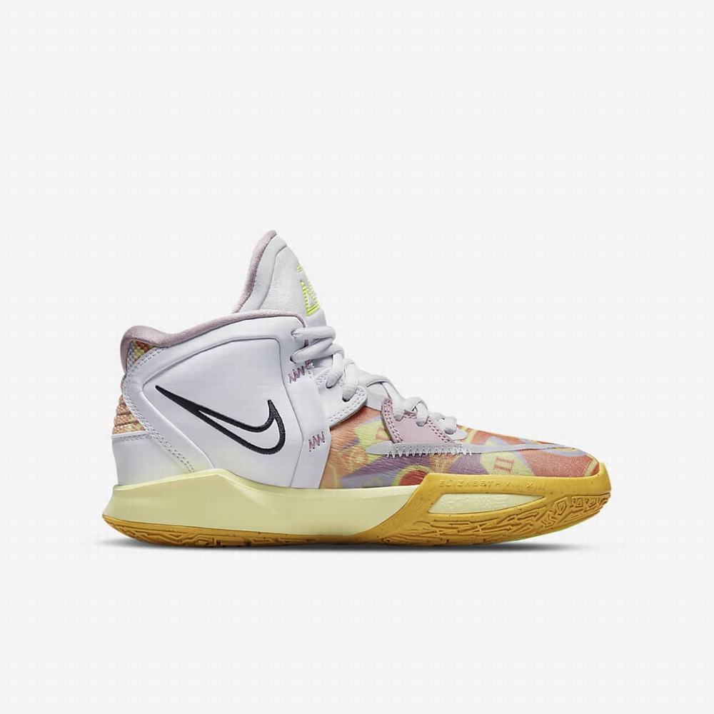 Nike Kyrie Infinity Gyerek Kosárlabda Cipő Szürke Sárga Arany | NI3910-Q23