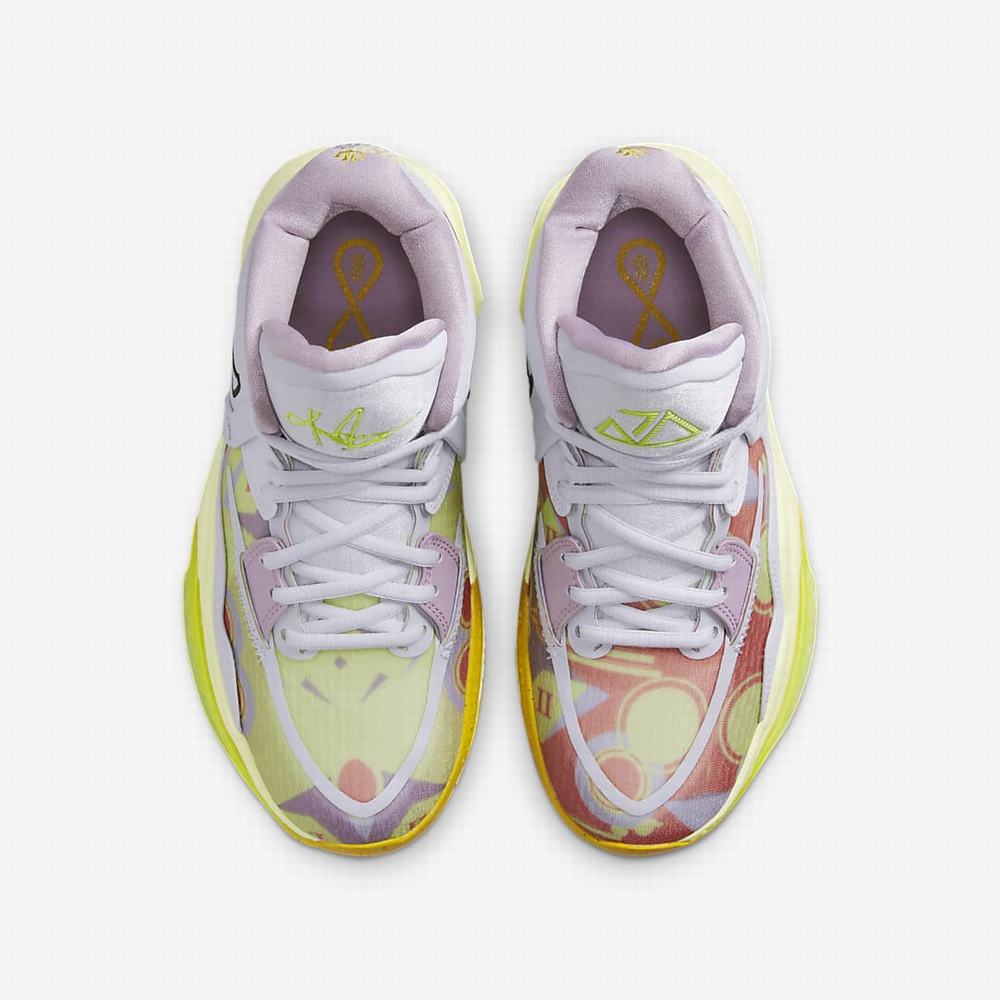 Nike Kyrie Infinity Gyerek Kosárlabda Cipő Szürke Sárga Arany | NI3910-Q23
