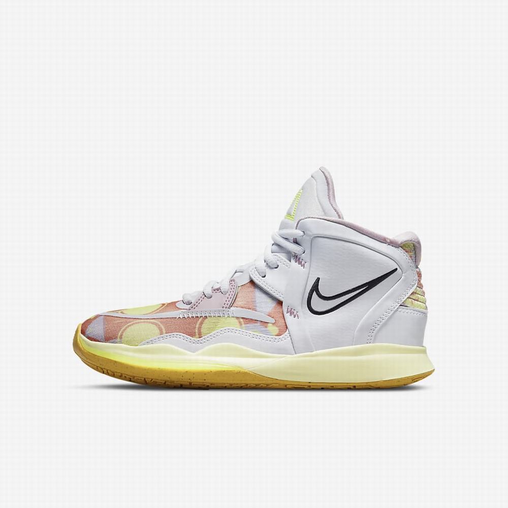 Nike Kyrie Infinity Gyerek Kosárlabda Cipő Szürke Sárga Arany | NI3910-Q23