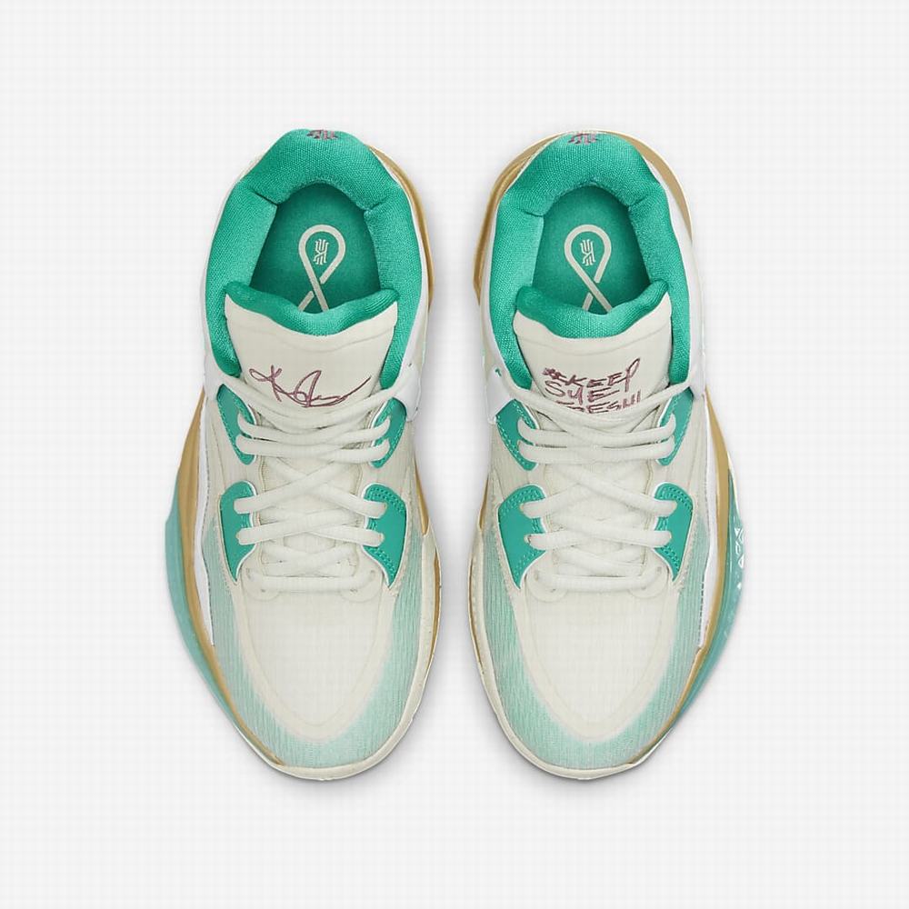 Nike Kyrie Infinity Gyerek Kosárlabda Cipő Metal Arany Türkiz | NI5419-T27