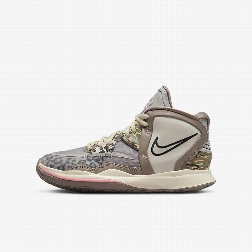 Nike Kyrie Infinity Gyerek Kosárlabda Cipő Barna | NI9401-Y89