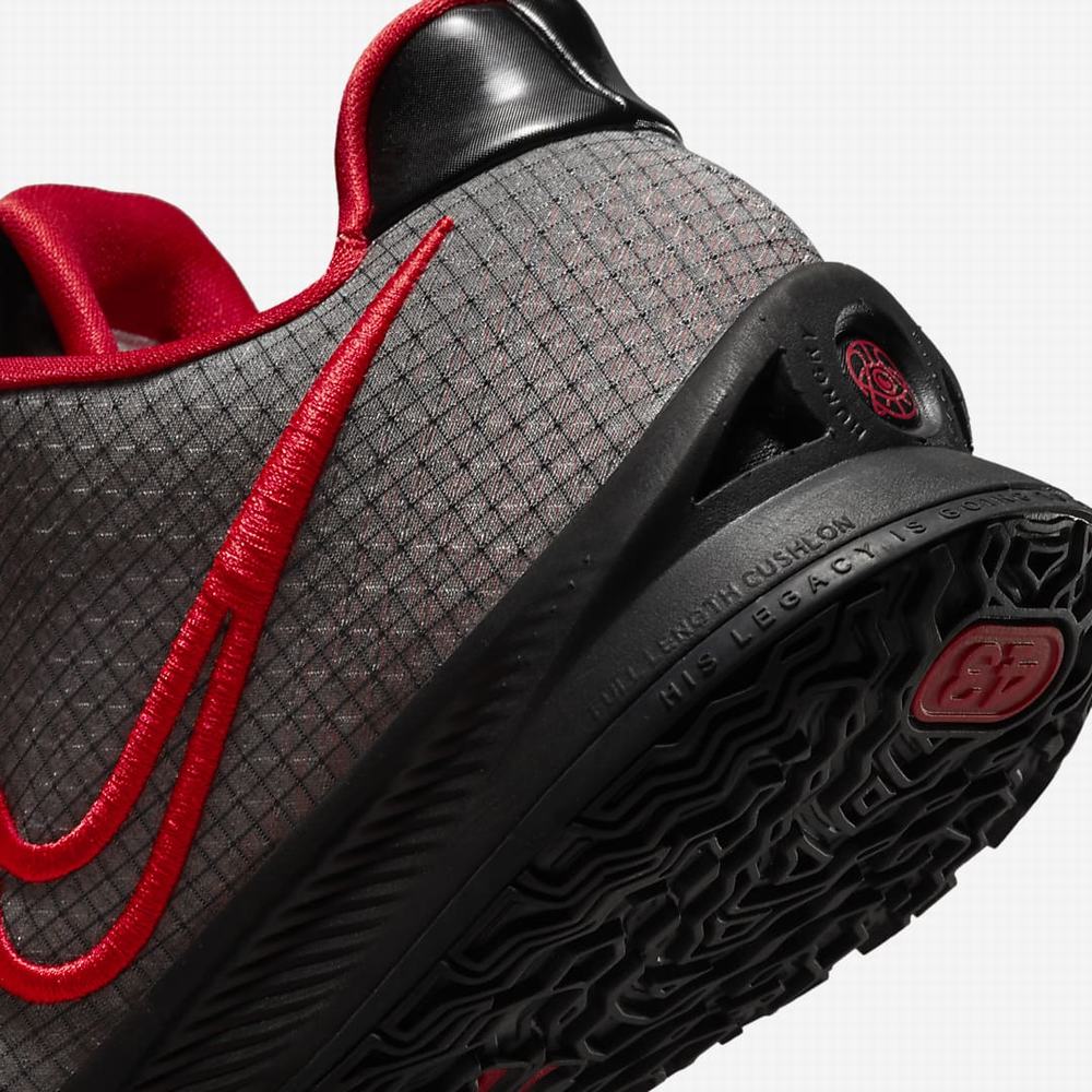 Nike Kyrie Low 4 Férfi Kosárlabda Cipő Fekete Fehér Piros | NI1893-C80