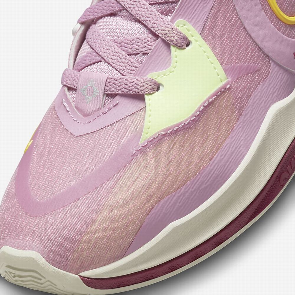 Nike Kyrie Low 5 Férfi Kosárlabda Cipő Lila Zöld Sárga | NI8632-Q23