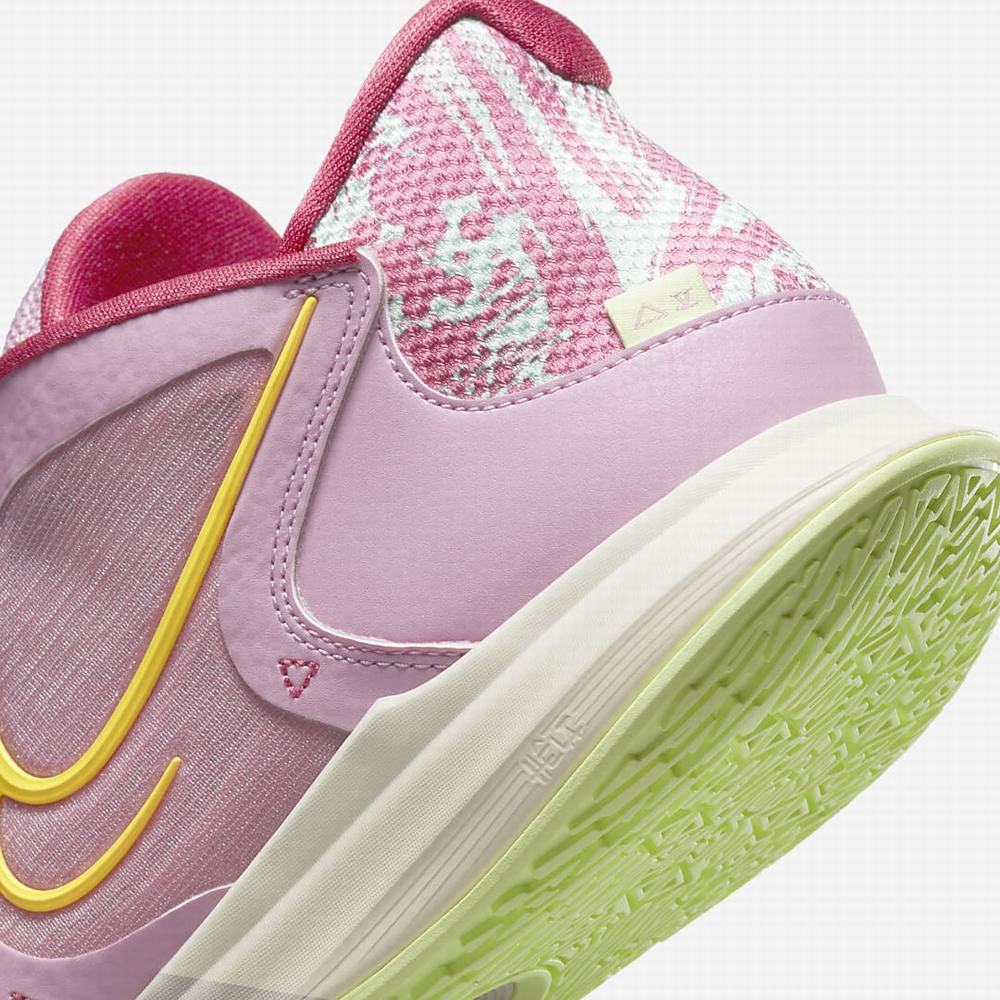 Nike Kyrie Low 5 Férfi Kosárlabda Cipő Lila Zöld Sárga | NI8632-Q23