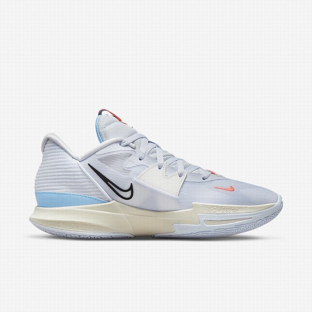 Nike Kyrie Low 5 Férfi Kosárlabda Cipő Szürke Kék Fekete | NI5471-W46