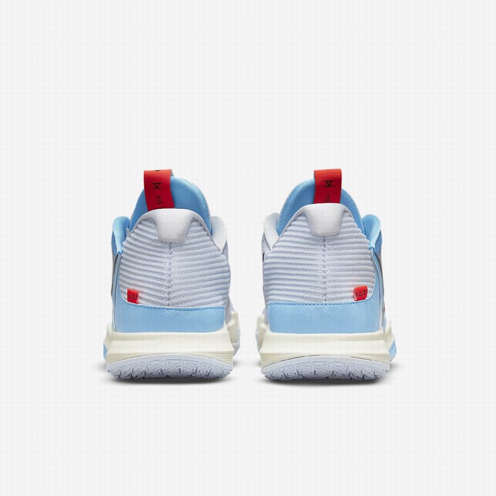 Nike Kyrie Low 5 Férfi Kosárlabda Cipő Szürke Kék Fekete | NI5471-W46