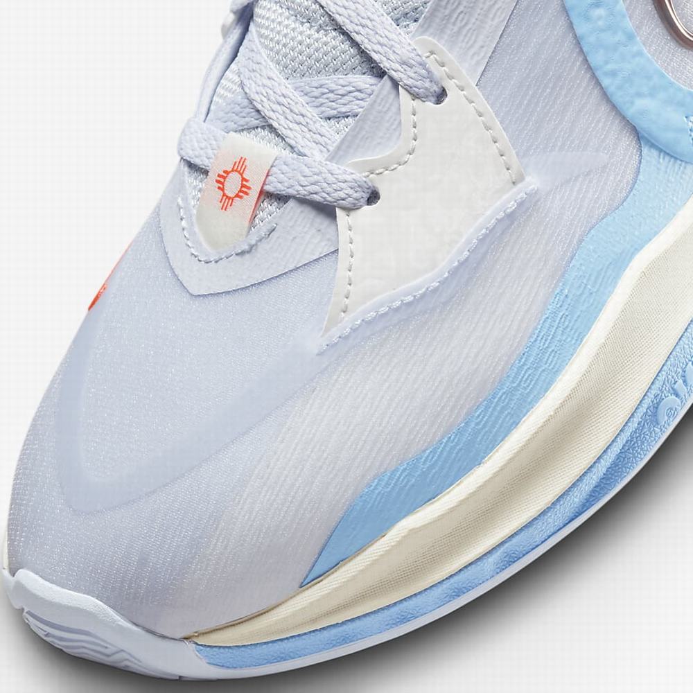 Nike Kyrie Low 5 Férfi Kosárlabda Cipő Szürke Kék Fekete | NI5471-W46
