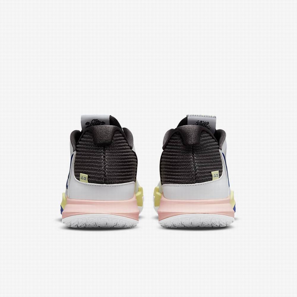 Nike Kyrie Low 5 Női Kosárlabda Cipő Fehér Szürke Királykék | NI6917-Q35