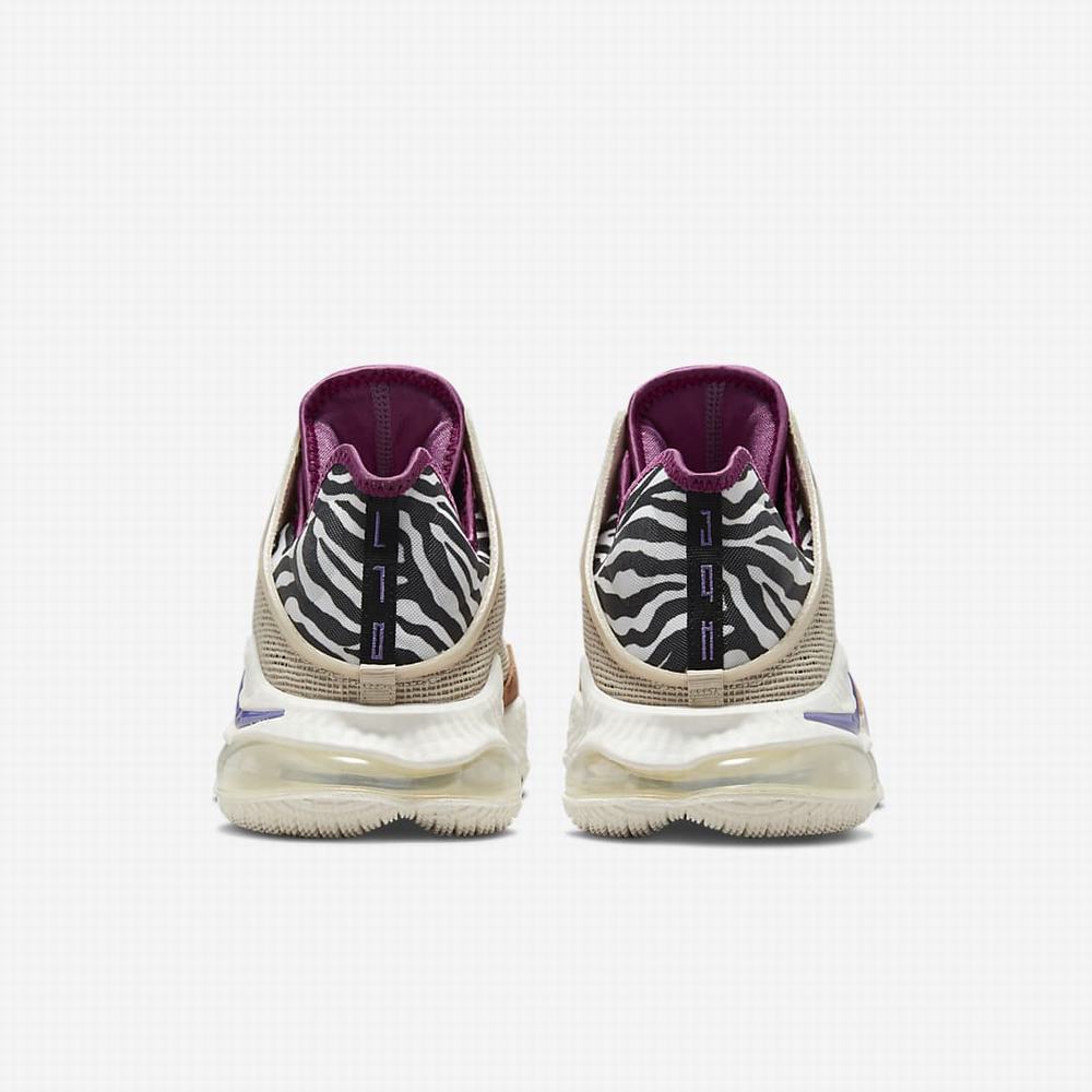 Nike LeBron 19 Low Női Kosárlabda Cipő Barna Fekete | NI8235-H14