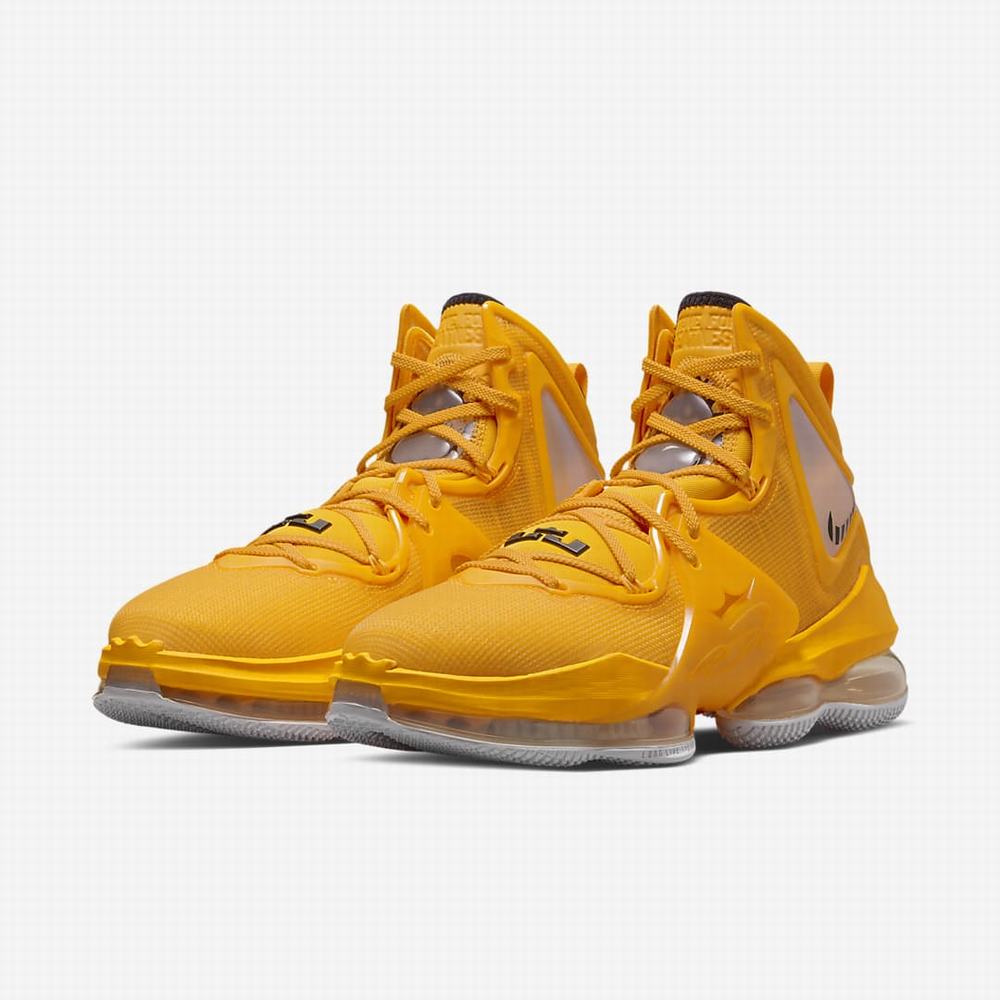 Nike LeBron 19 Női Kosárlabda Cipő Arany Fekete | NI9613-Z03