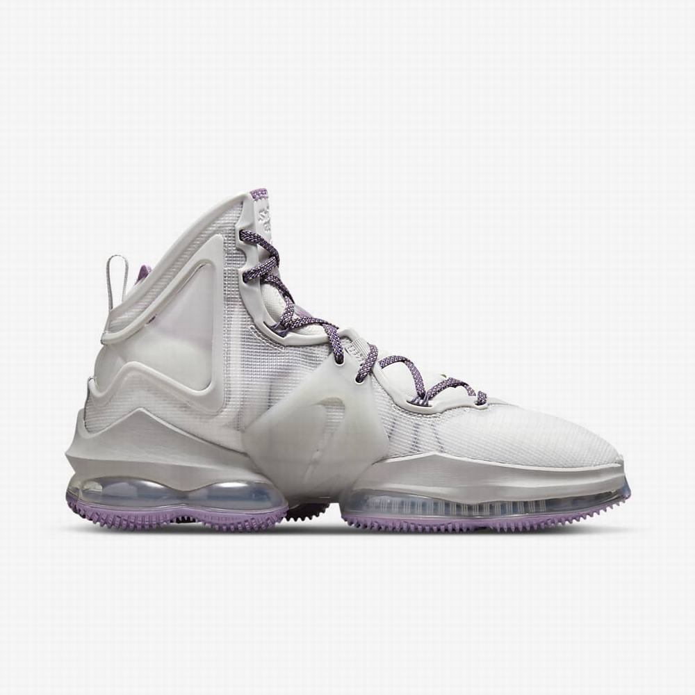 Nike LeBron 19 Női Kosárlabda Cipő Bézs Lila | NI2945-V08