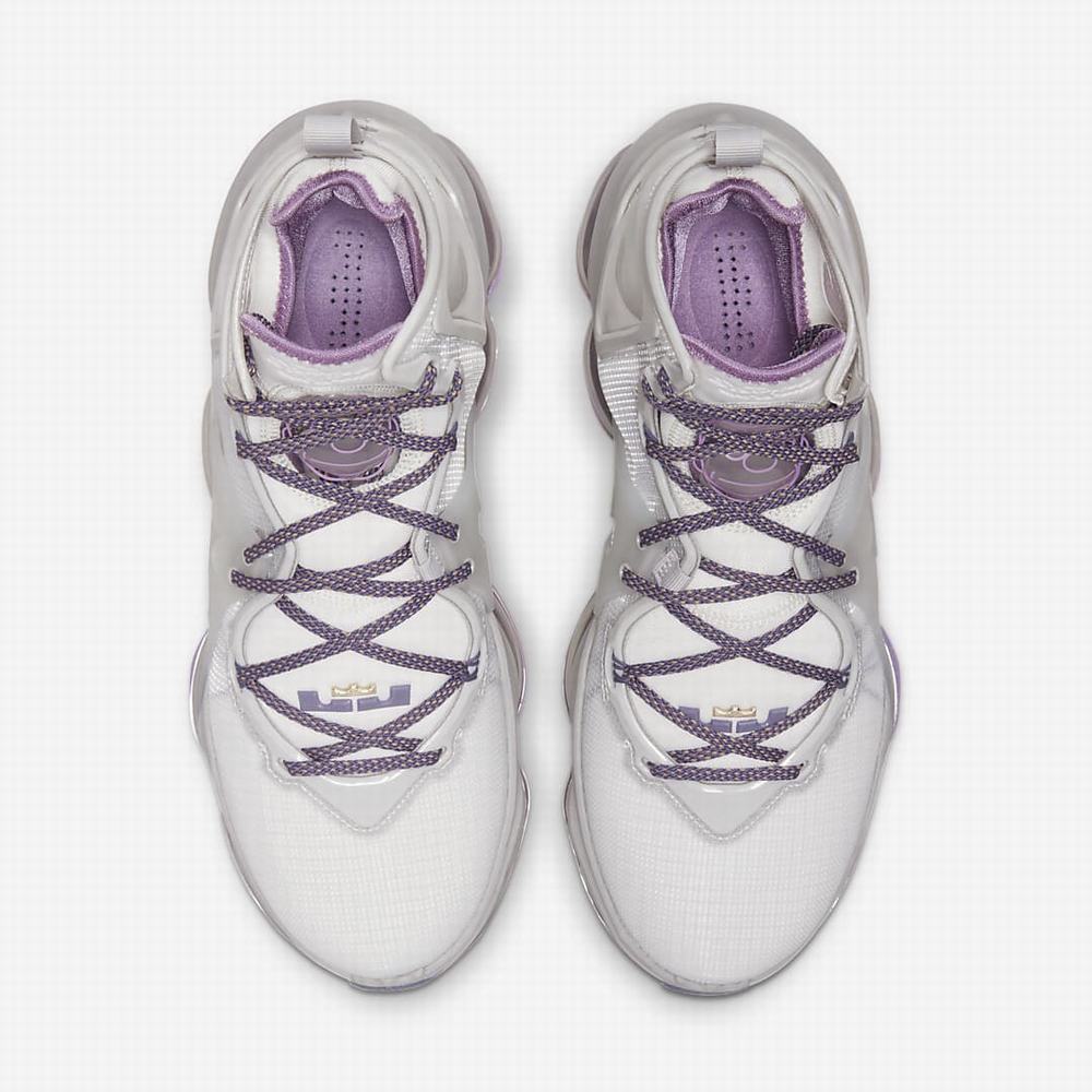 Nike LeBron 19 Női Kosárlabda Cipő Bézs Lila | NI2945-V08