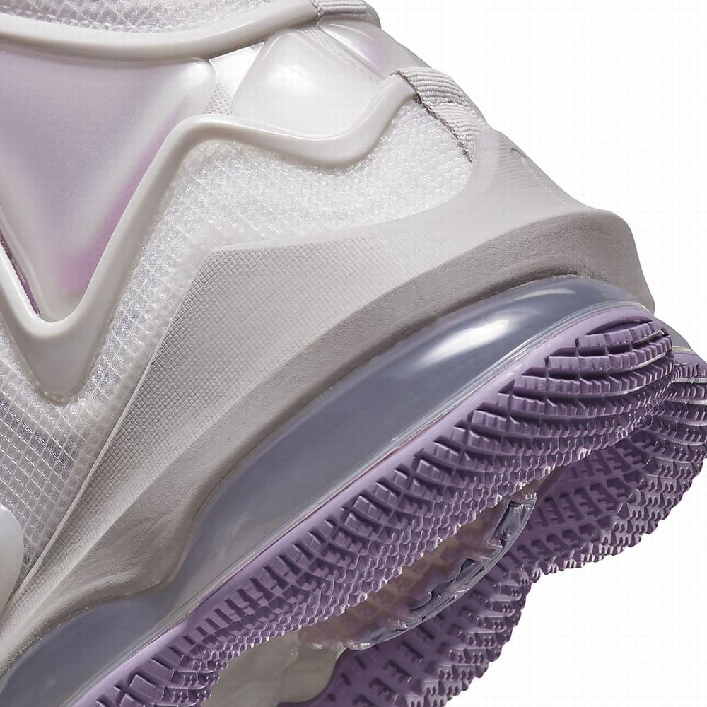 Nike LeBron 19 Női Kosárlabda Cipő Bézs Lila | NI2945-V08
