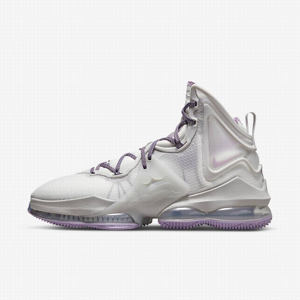 Nike LeBron 19 Női Kosárlabda Cipő Bézs Lila | NI2945-V08