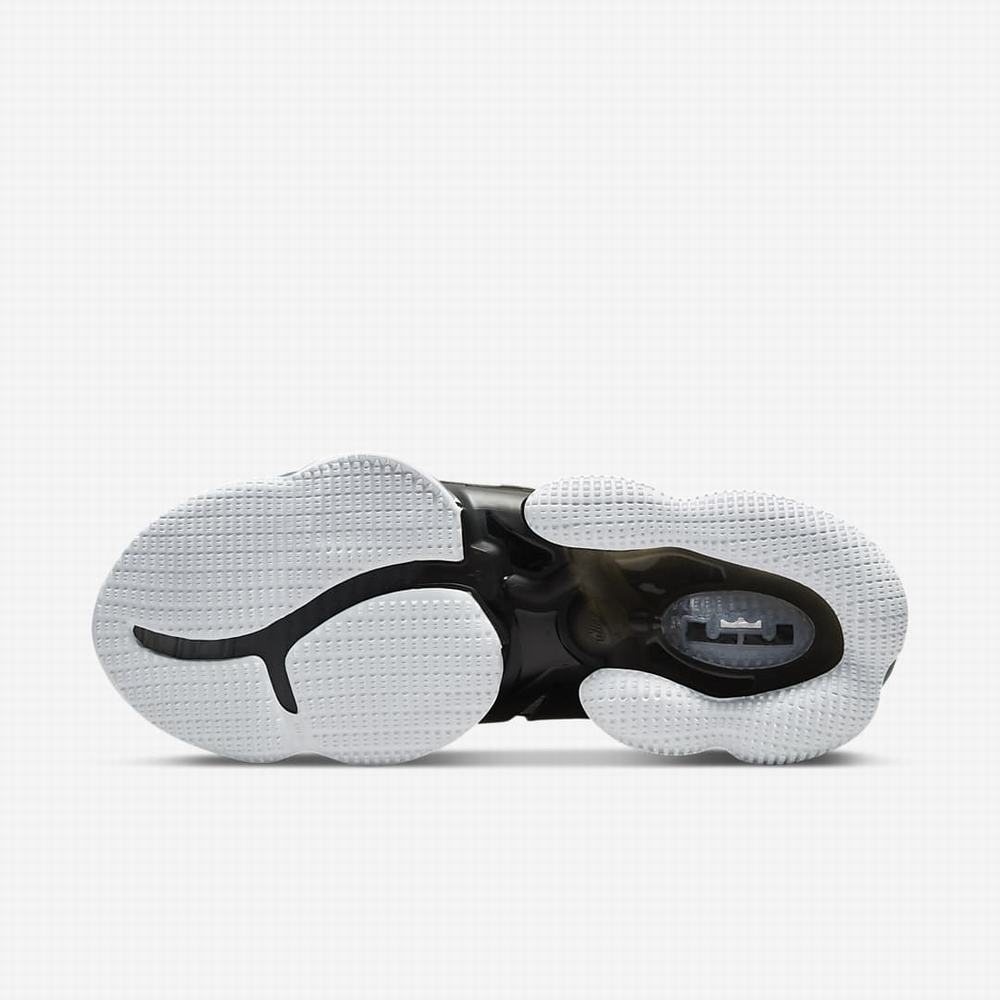 Nike LeBron 19 Női Kosárlabda Cipő Fehér Fekete Metal Arany | NI6451-B76