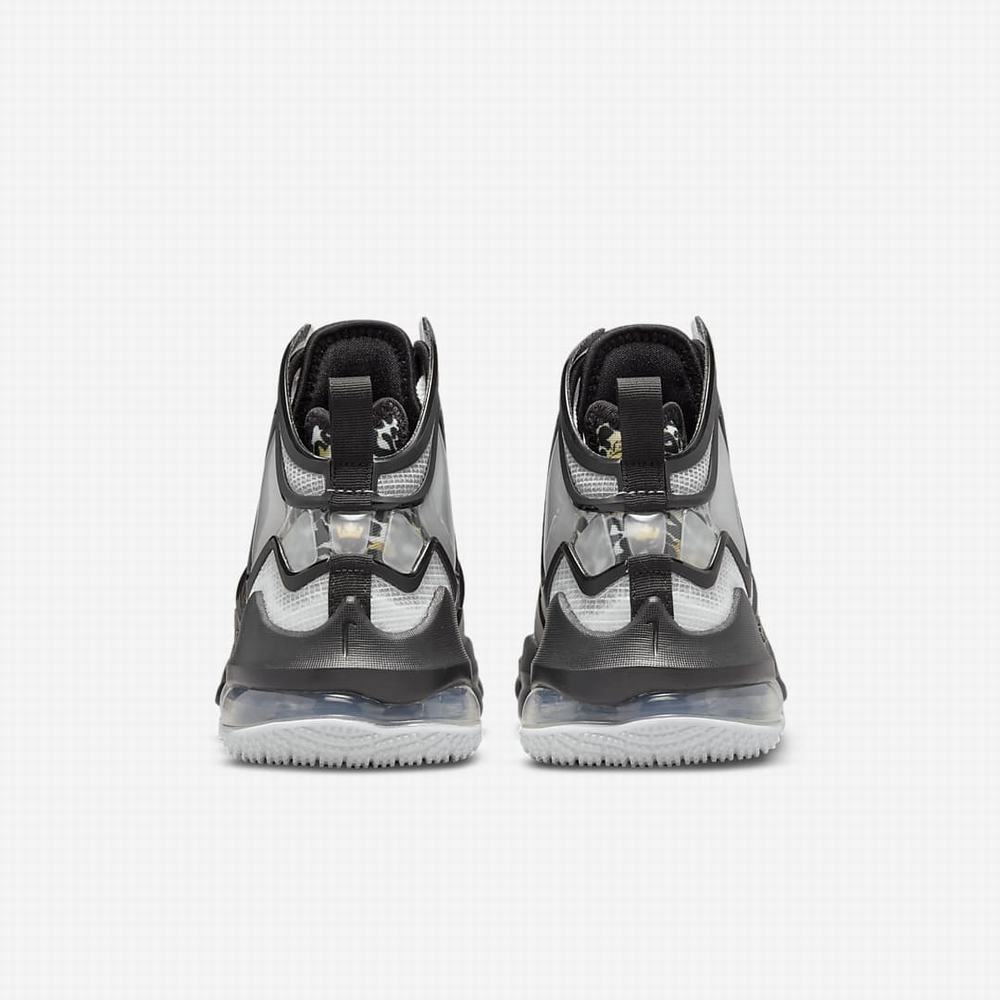 Nike LeBron 19 SE Gyerek Kosárlabda Cipő Fehér Fekete Metal Arany | NI2174-C35