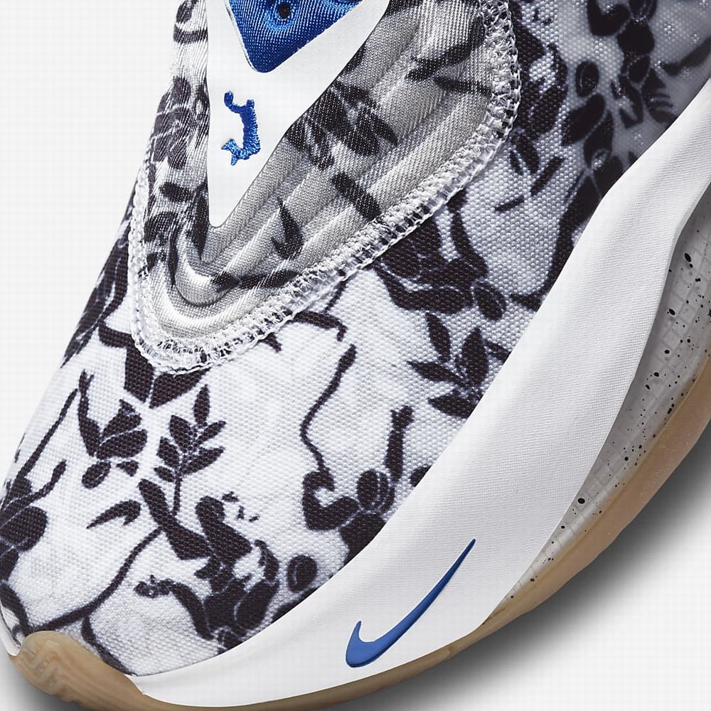 Nike LeBron Soldier 14 Férfi Kosárlabda Cipő Fekete Királykék Fehér | NI0512-U73