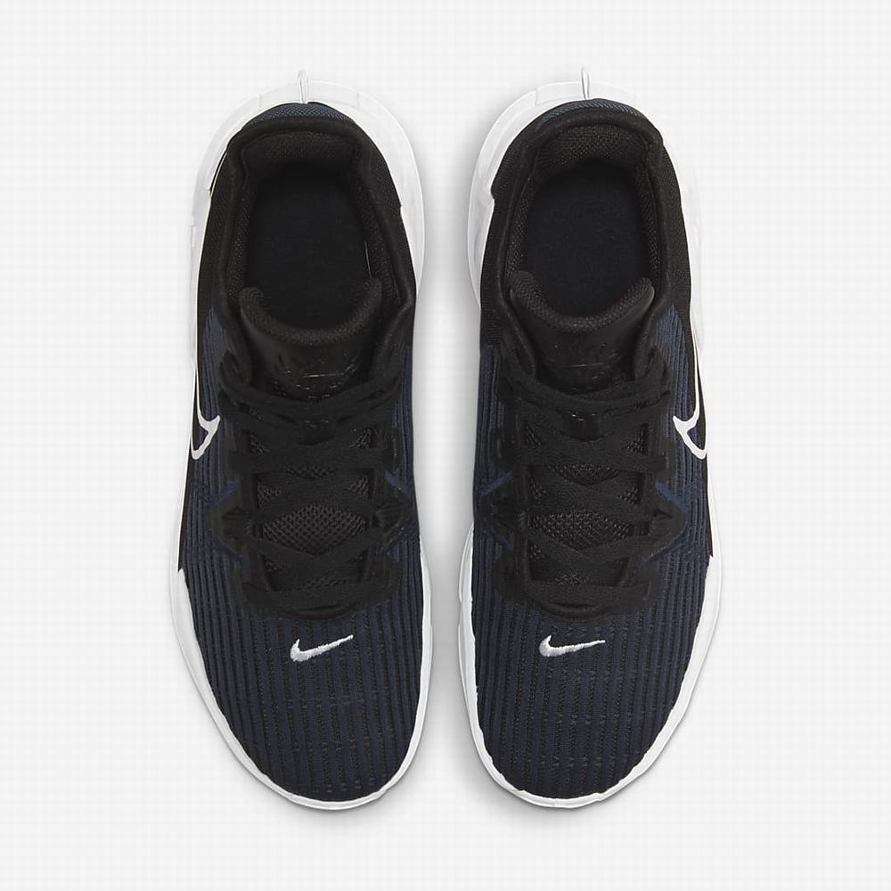 Nike LeBron Witness 6 Női Kosárlabda Cipő Fekete Sötétobszidián Fehér | NI1976-T62