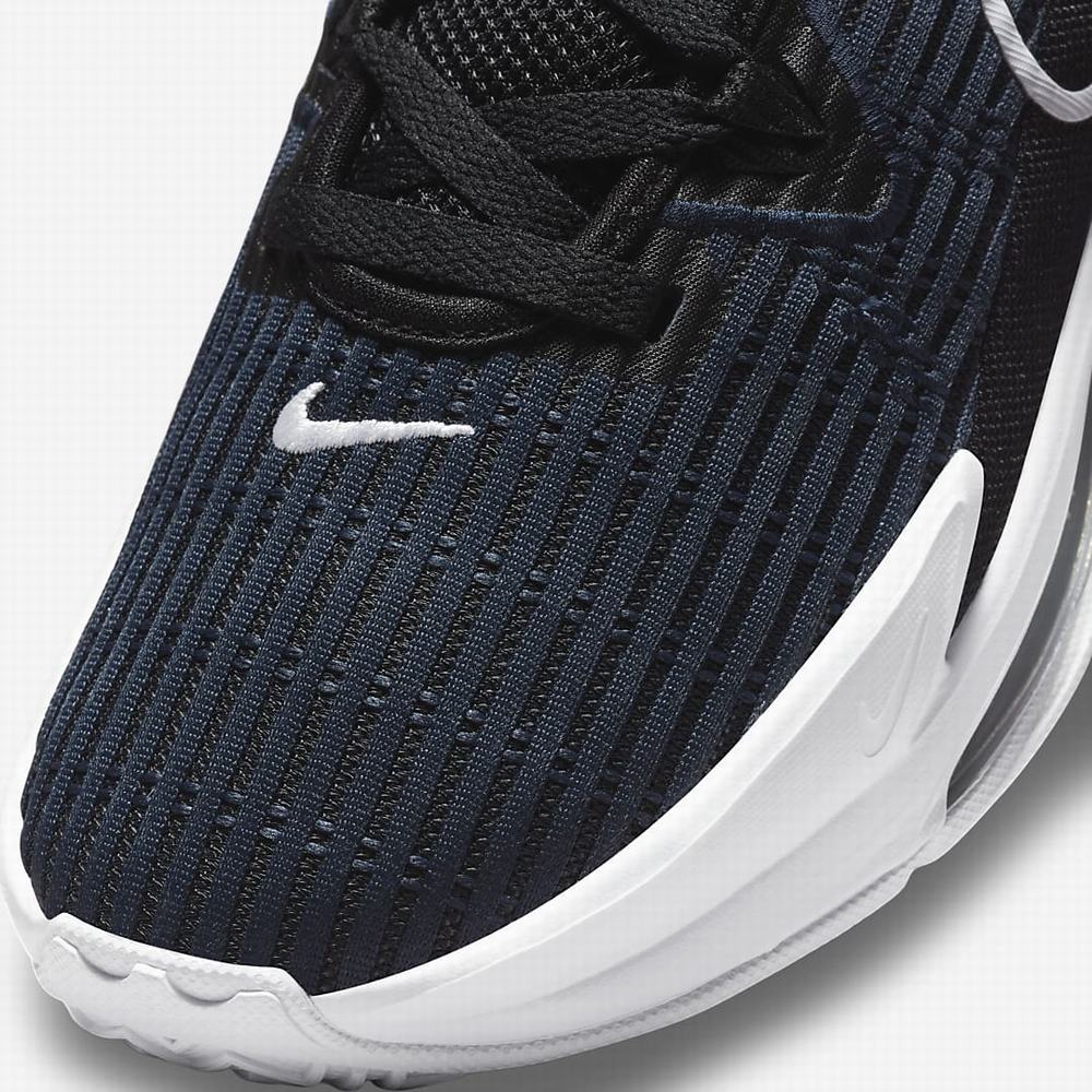 Nike LeBron Witness 6 Női Kosárlabda Cipő Fekete Sötétobszidián Fehér | NI1976-T62