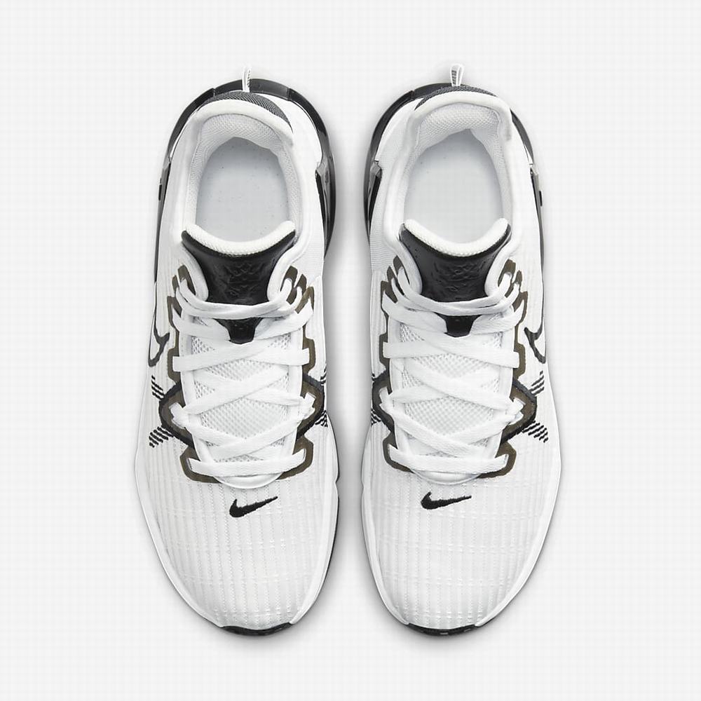 Nike LeBron Witness 6 (Team) Férfi Kosárlabda Cipő Fehér Fekete | NI4607-V96