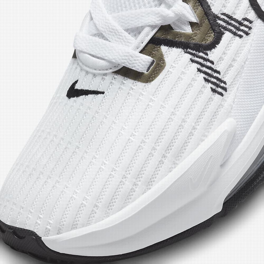 Nike LeBron Witness 6 (Team) Férfi Kosárlabda Cipő Fehér Fekete | NI4607-V96