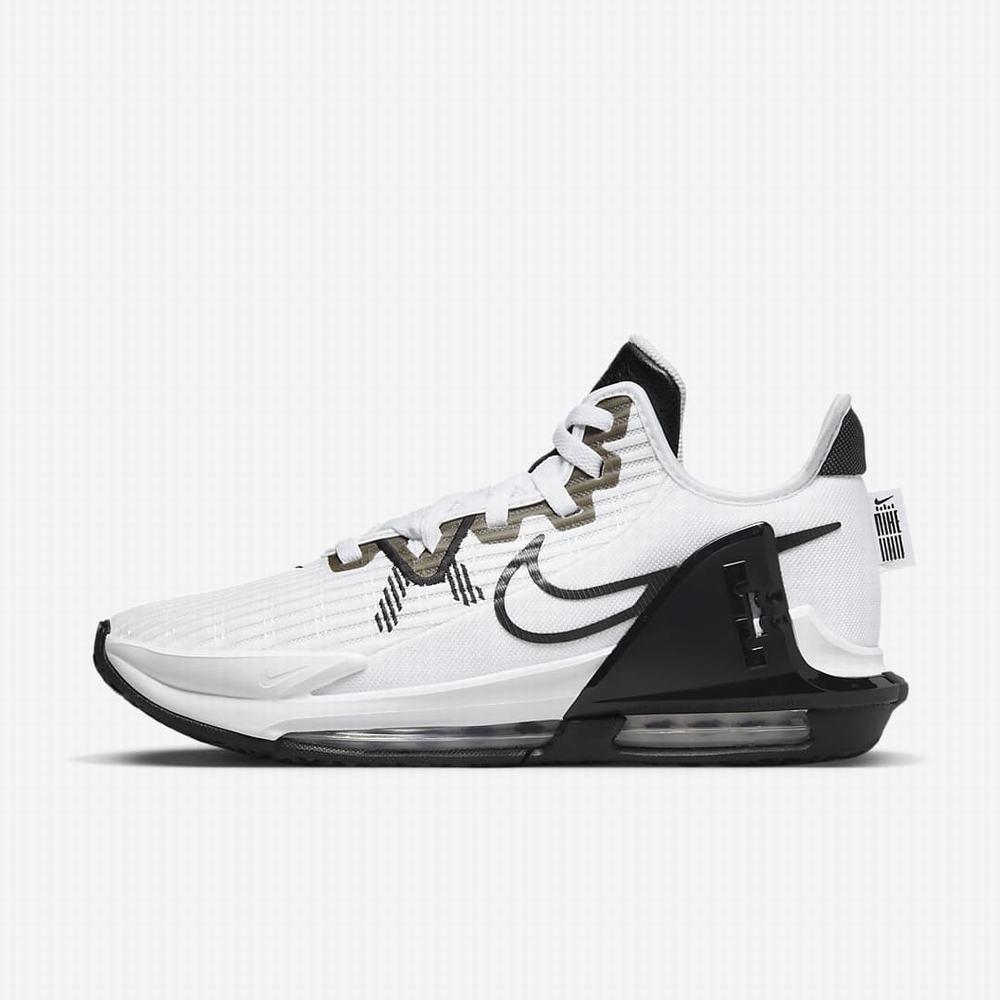 Nike LeBron Witness 6 (Team) Férfi Kosárlabda Cipő Fehér Fekete | NI4607-V96
