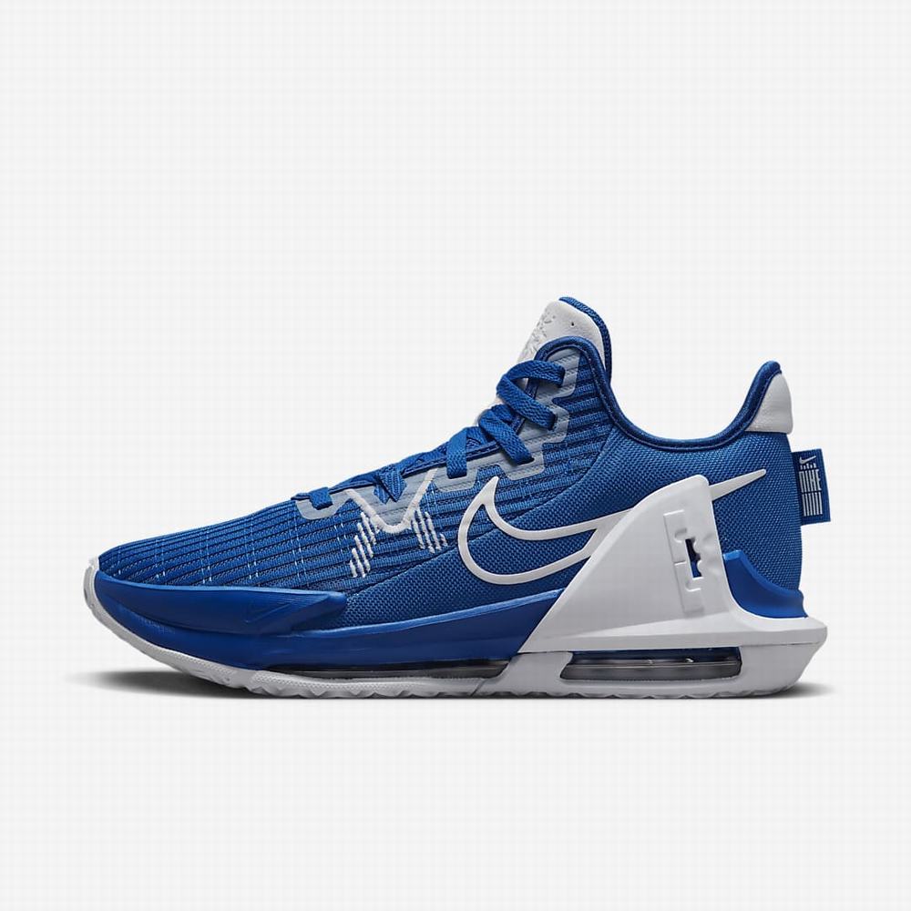 Nike LeBron Witness 6 (Team) Női Kosárlabda Cipő Királykék Fehér | NI8943-U72